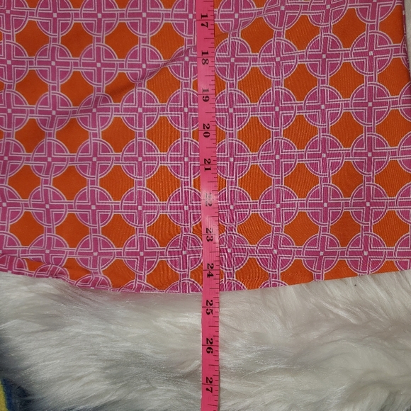 Banana Republic Pink and Orange Smocked Tank Top - Picture 5 of 8